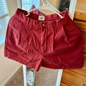 American Eagle Outfitters Women's Burgundy Shorts